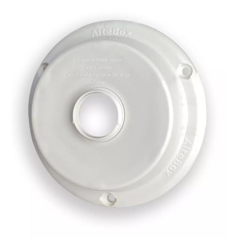 Altebox AB-7004EB Yuvarlak Kapaksız Beyaz Kamera Buatı Eco