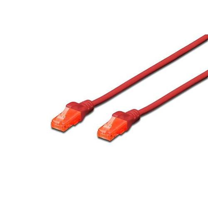 Digitus Cat 6 1 Metre(Mt) UTP Kırmızı Patch Cord DK-1617-010/R