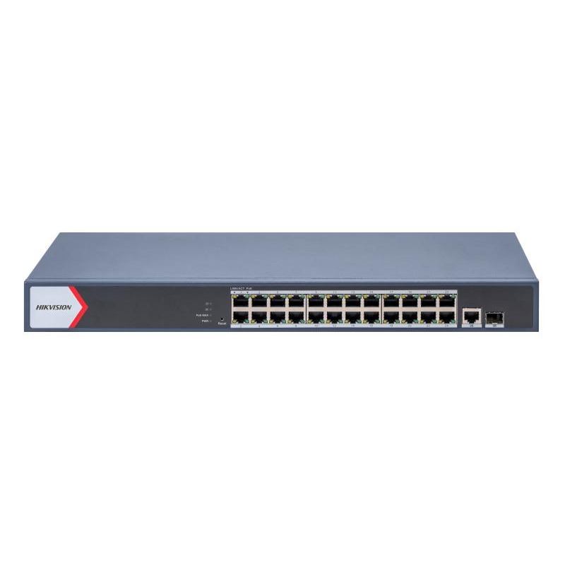 Hikvision DS-3E1526P-EI/M 24x PoE Port Gigabit (10/100/1000) 1x Uplink Gigabit (10/100/1000) 1x SFP 1G 230 W Yönetilebil