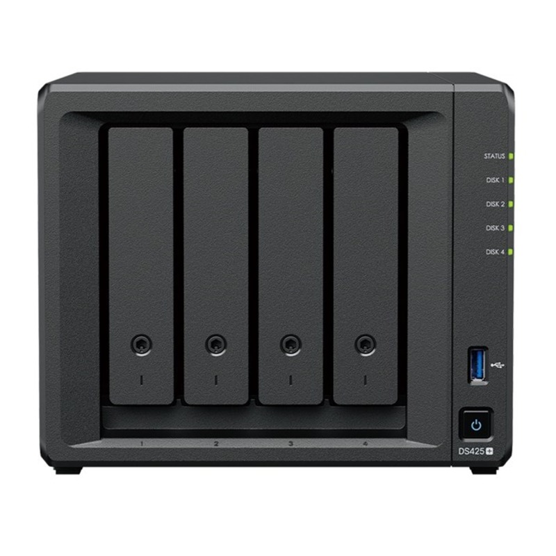 Synology DS425PLUS 4 Disk Yuvalı NAS Depolama Ünitesi 3.5 inch Raid